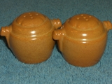 Early barrels shakers glazed fawn